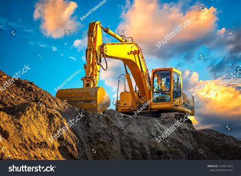 mini excavator sunset|10,690 Excavator sunset Images, Stock Photos & Vectors.